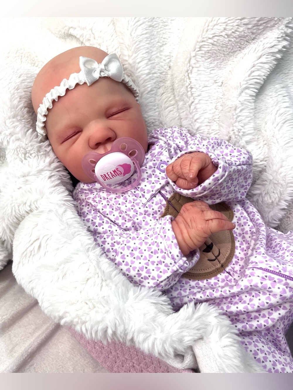 Reborn Doll Realborn Felicity Hand Painted One of a Kind Realistic Newborn Doll - Picture 17 of 17